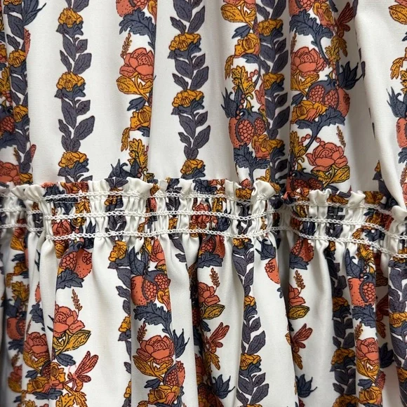 O.P.T Floral Puff Sleeve Maxi Dress - Picture 4 of 9